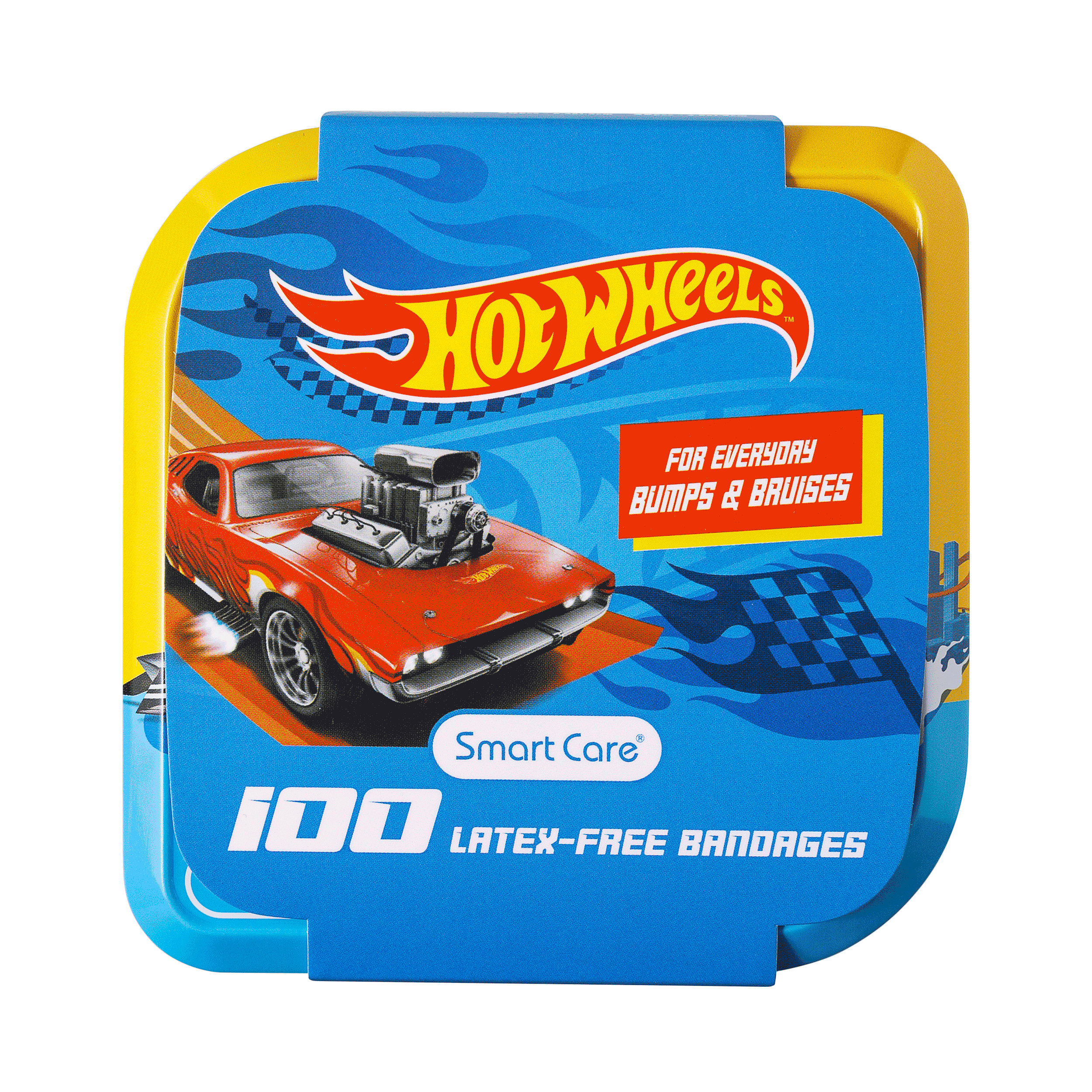 Smart Care Hot Wheels Latex-Free Bandages, 100CT
