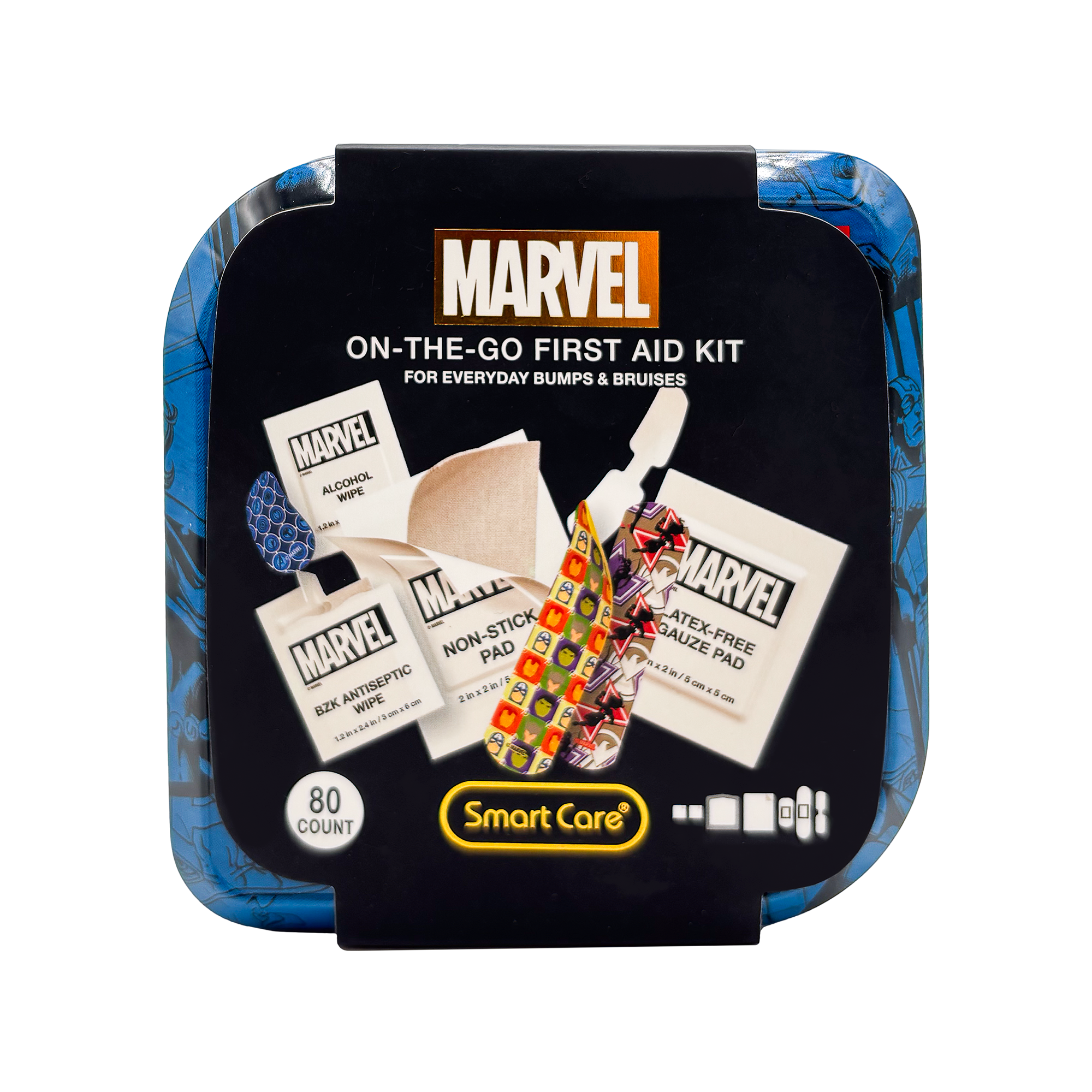 Marvel On the Go First Aid Kit 80PC – Smart Care
