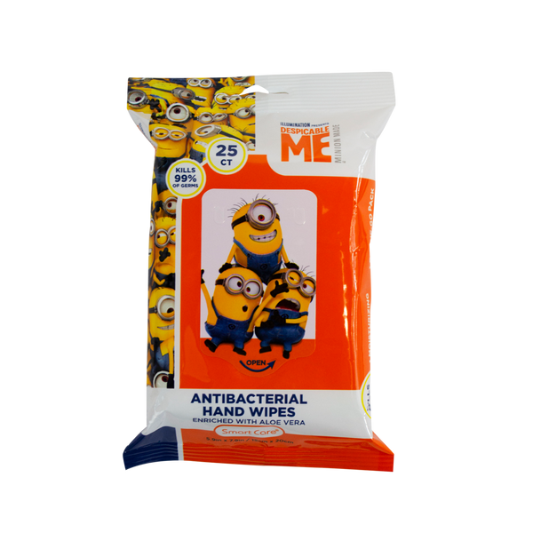 Minions Antibacterial Wipes 25 Count