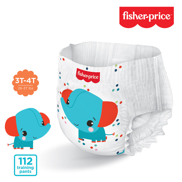 Fisher-Price Training Pants | 3T4T Girls - 112 Counts