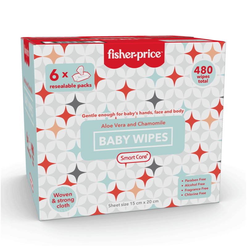 Fisher-Price Baby Wipes - 6 Pack (480, 800 Counts)