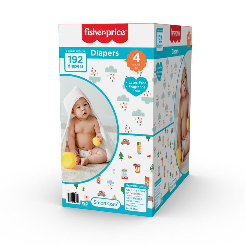 Fisher-Price Diapers - Size 4 (Count 70, 192)