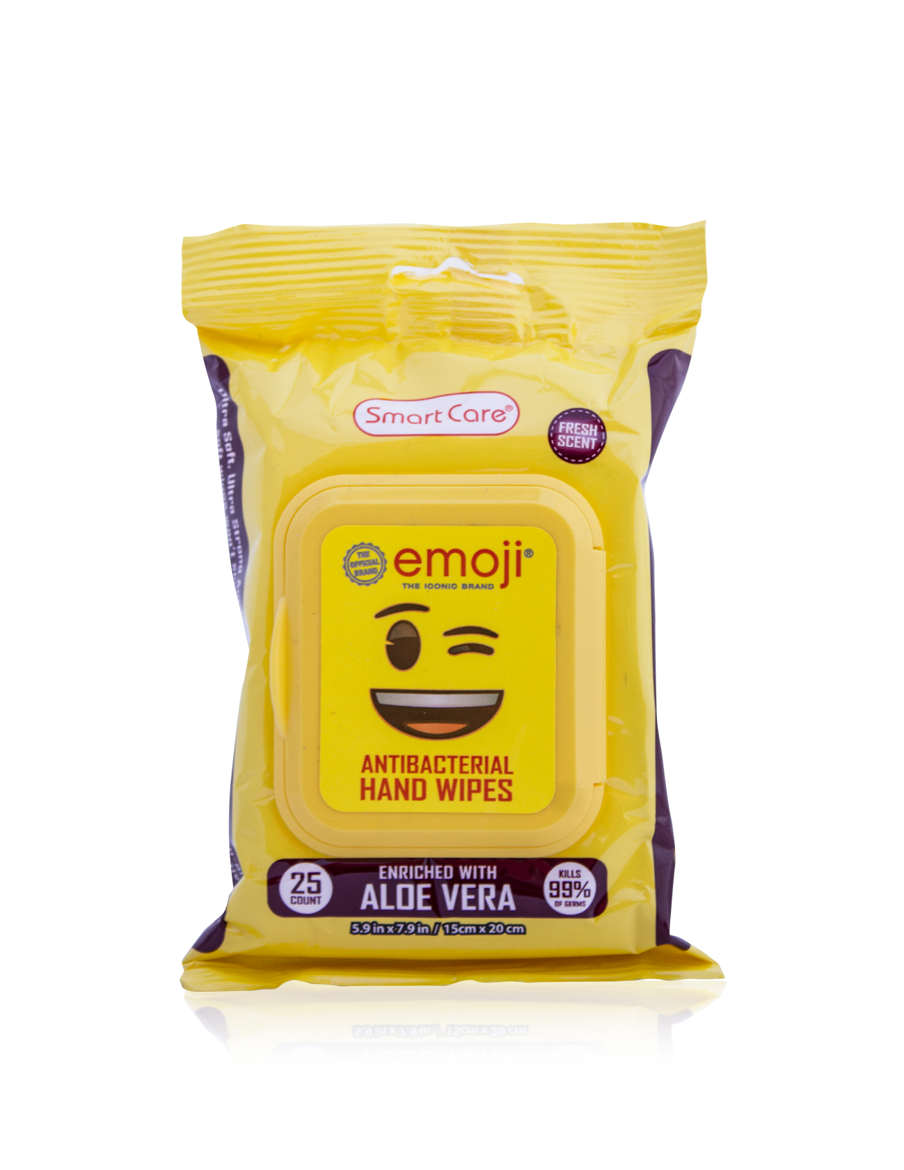 Smart Care Emoji Antibacterial Wipes 25 Count - Smart Care