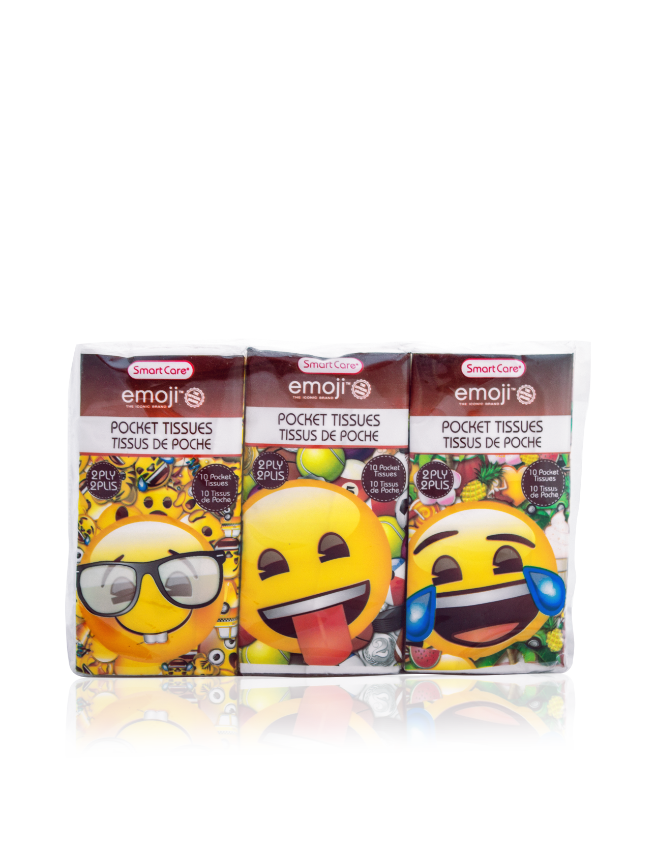 Smart Care Emoji Pocket Facial Tissues 6 Pack - Smart Care