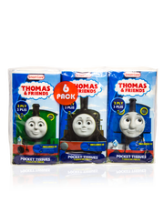 Smart Care Thomas & Friends Pocket Facial Tissues 6 Pack - Smart Care