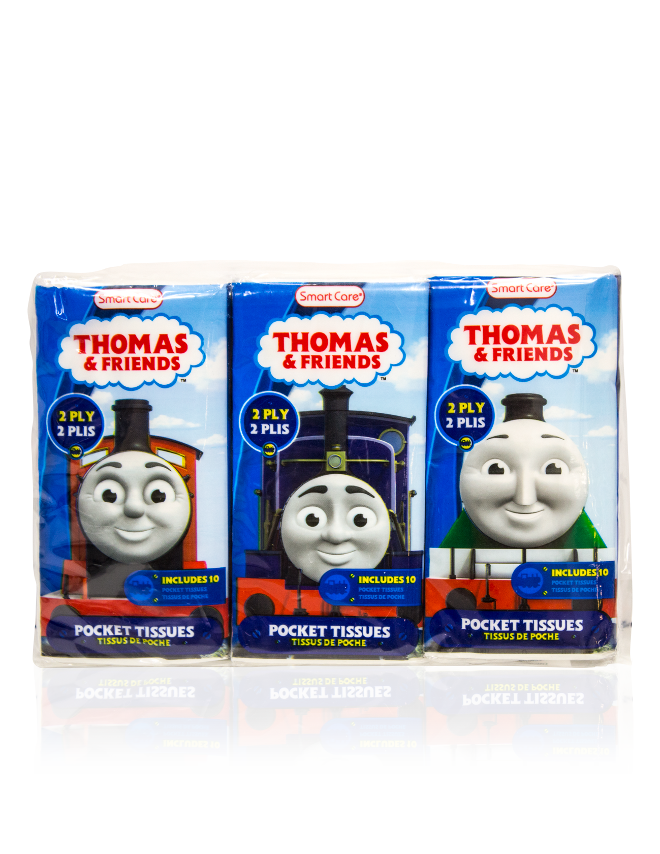 Smart Care Thomas & Friends Pocket Facial Tissues 6 Pack - Smart Care