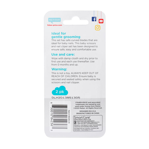 Fisher-Price Baby Nail Clipper Set, 2pc