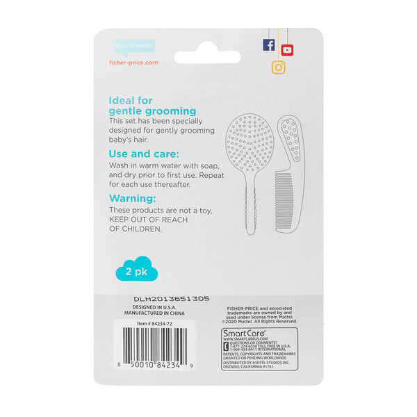 Fisher-Price Baby Comb and Brush Set