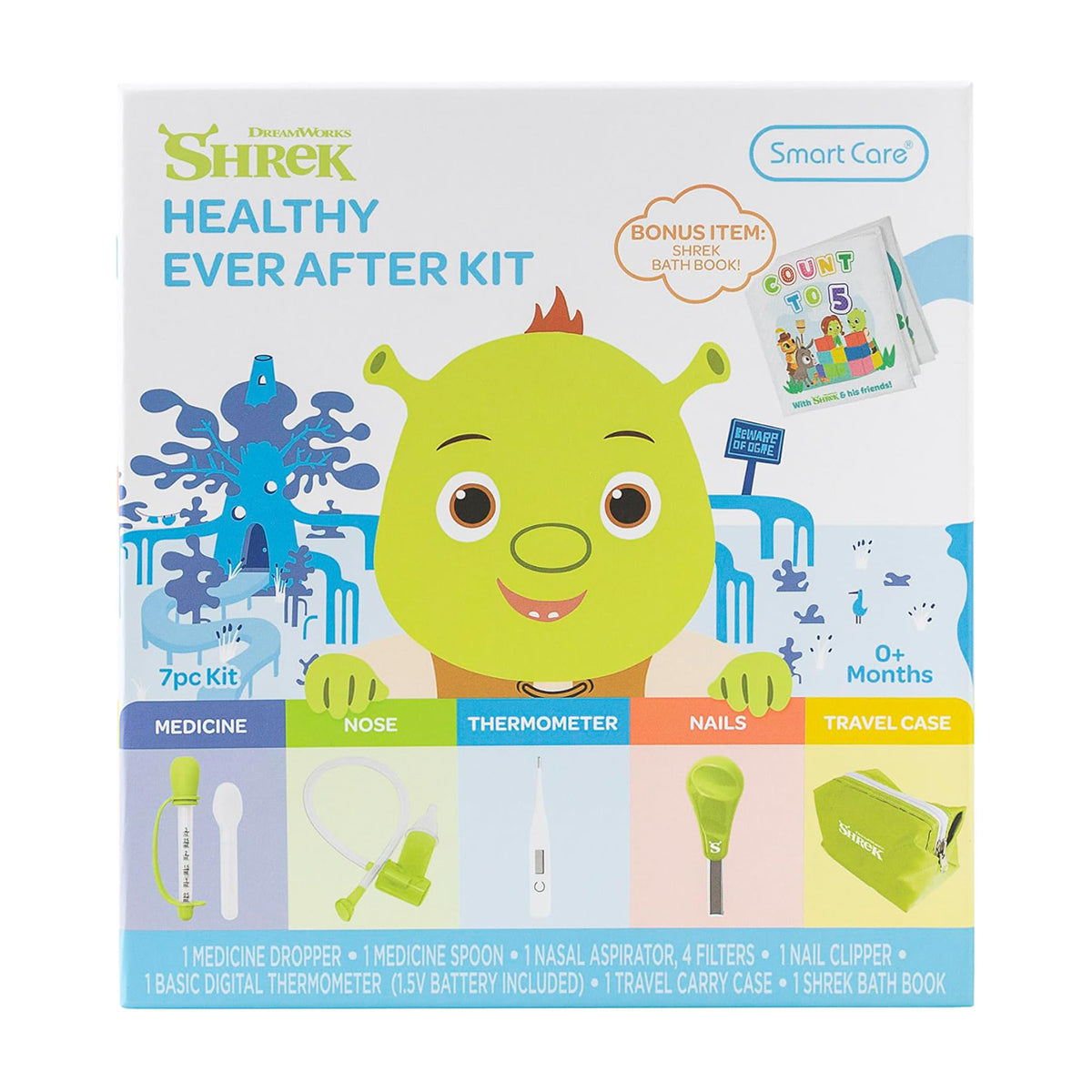 Shrek Healthy Ever After Baby Healthcare Kit, 7PC