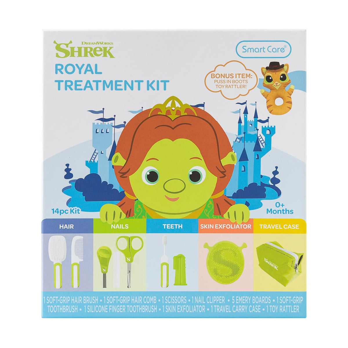 Shrek Royal Treatment Baby Grooming Kit, 14PC