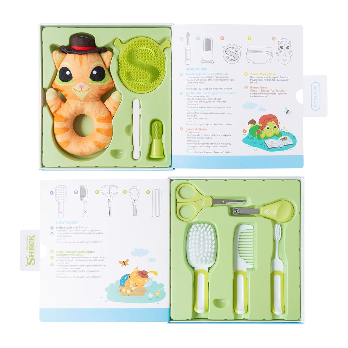 Shrek Royal Treatment Baby Grooming Kit, 14PC