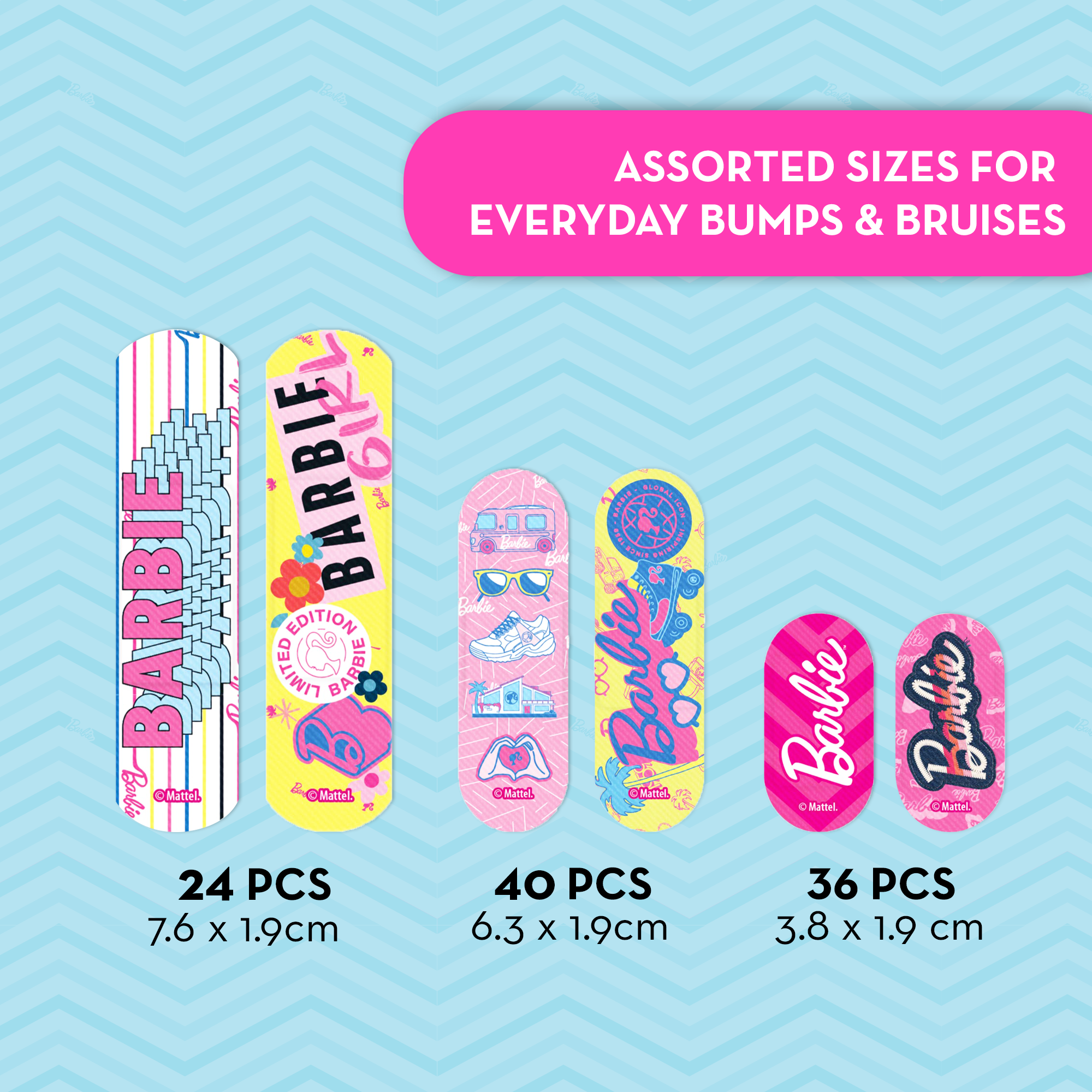 Barbie Latex-Free Bandages, 100CT