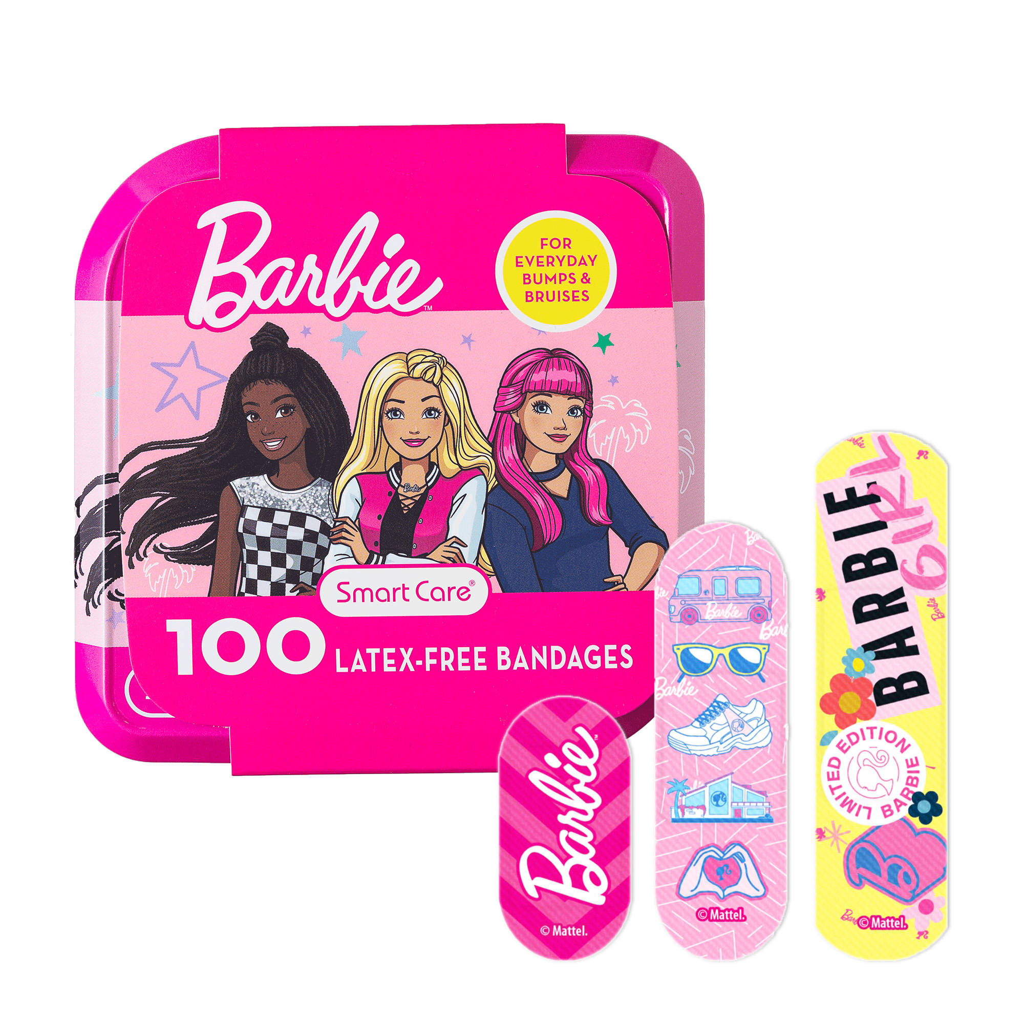 Barbie Latex-Free Bandages, 100CT