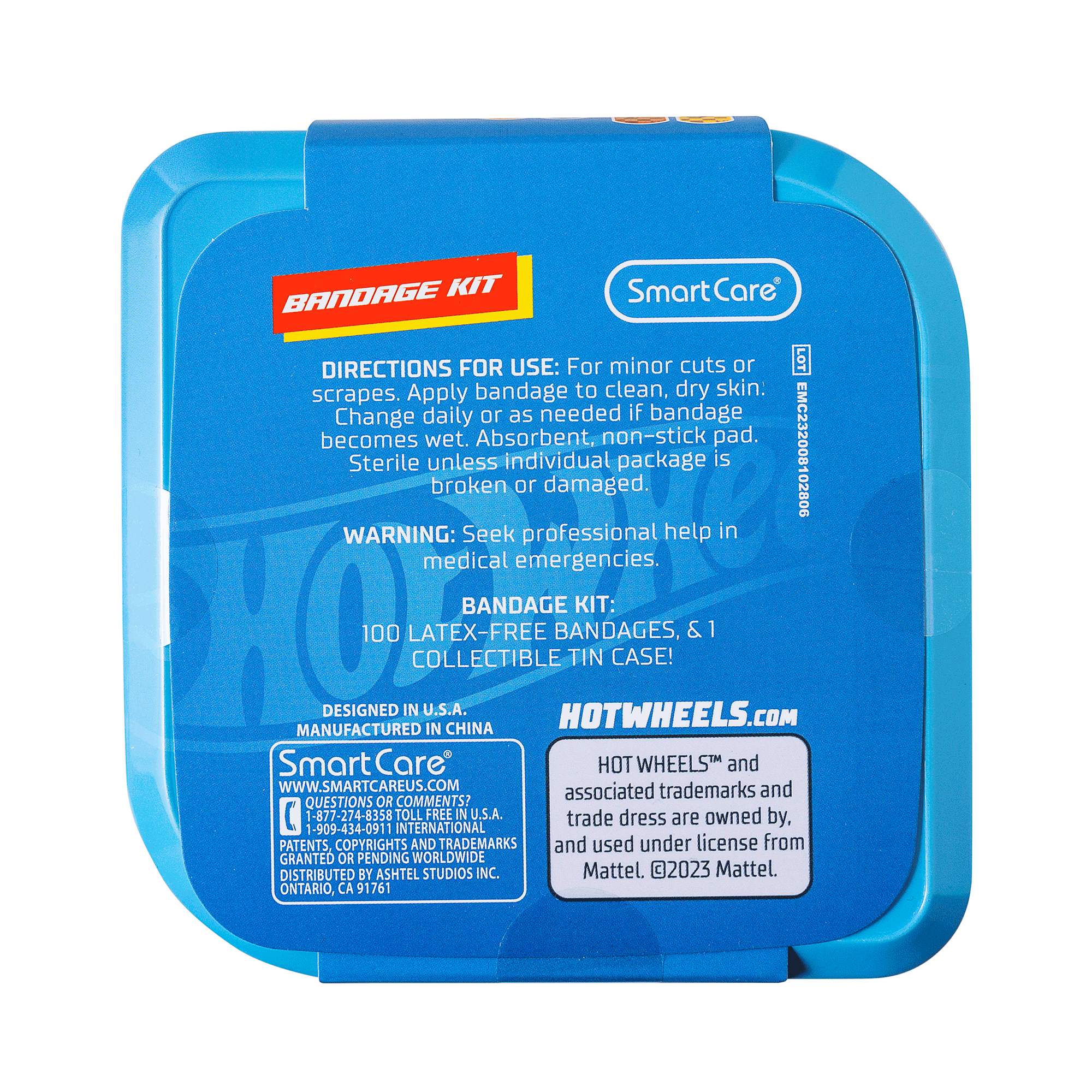 Hot Wheels Latex-Free Bandages, 100CT