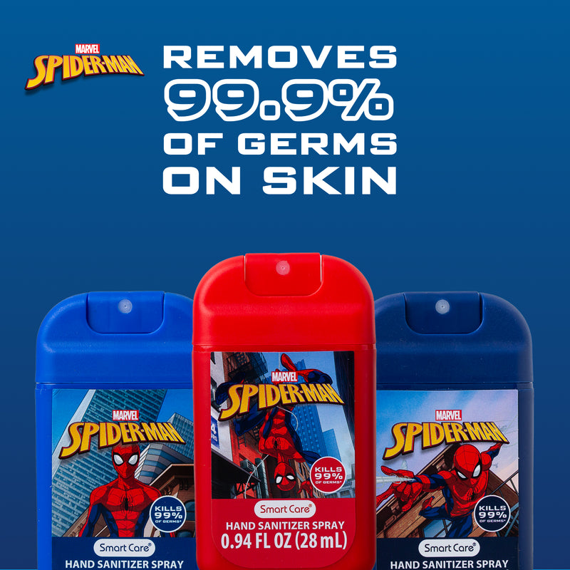 Smart Care Spider-Man Hand Sanitizer Spray for Children, 3 Pack