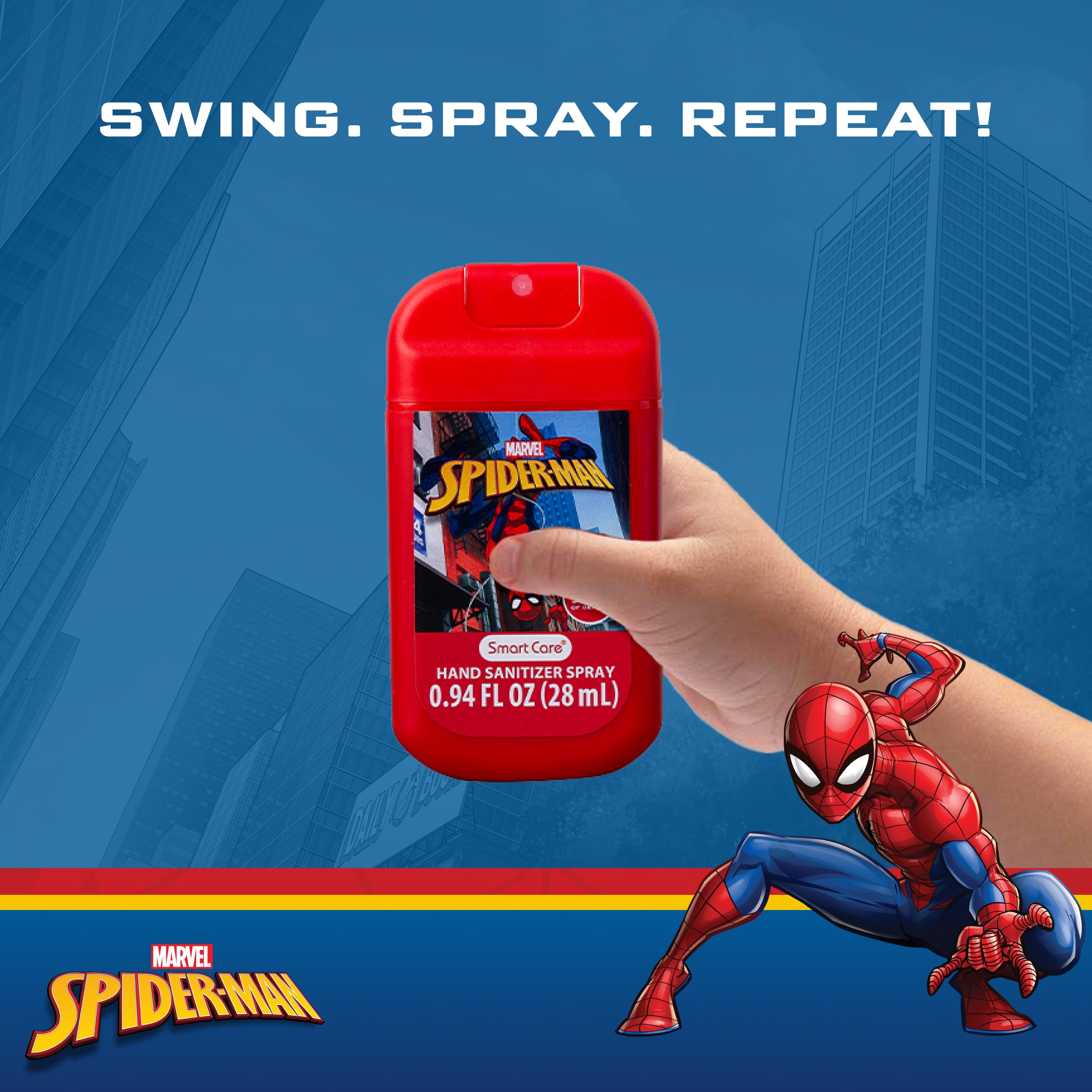 Spider-Man Hand Sanitizer Spray, 3 Pack