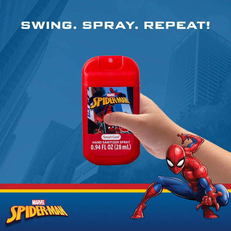 Smart Care Spider-Man Hand Sanitizer Spray for Children, 3 Pack