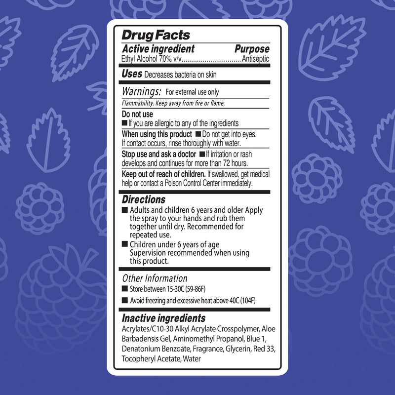 Berry Hand Sanitizer Spray