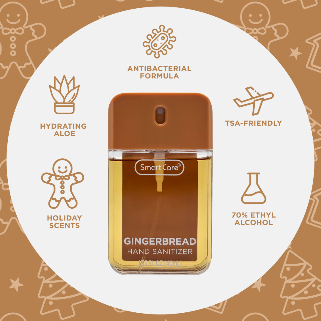 Gingerbread Hand Sanitizer Spray – Smart Care