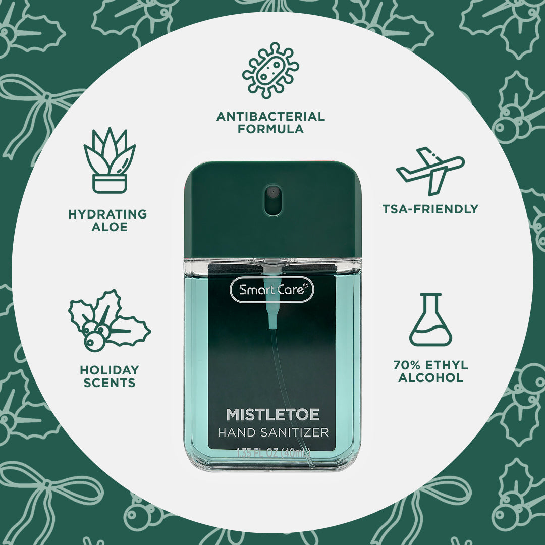 Mistletoe Hand Sanitizer Spray – Smart Care