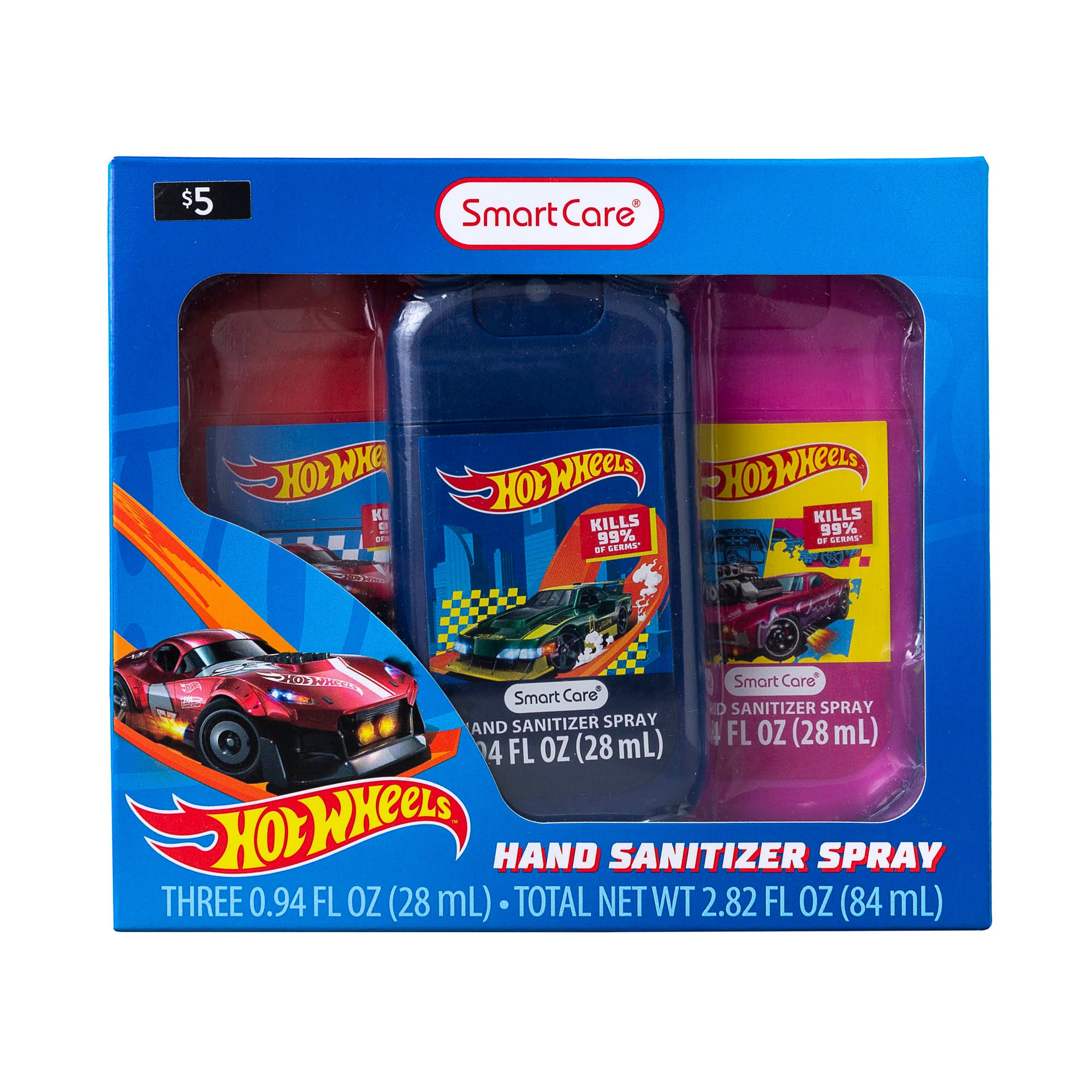 Hot Wheels Hand Sanitizer Spray, 3 Pack