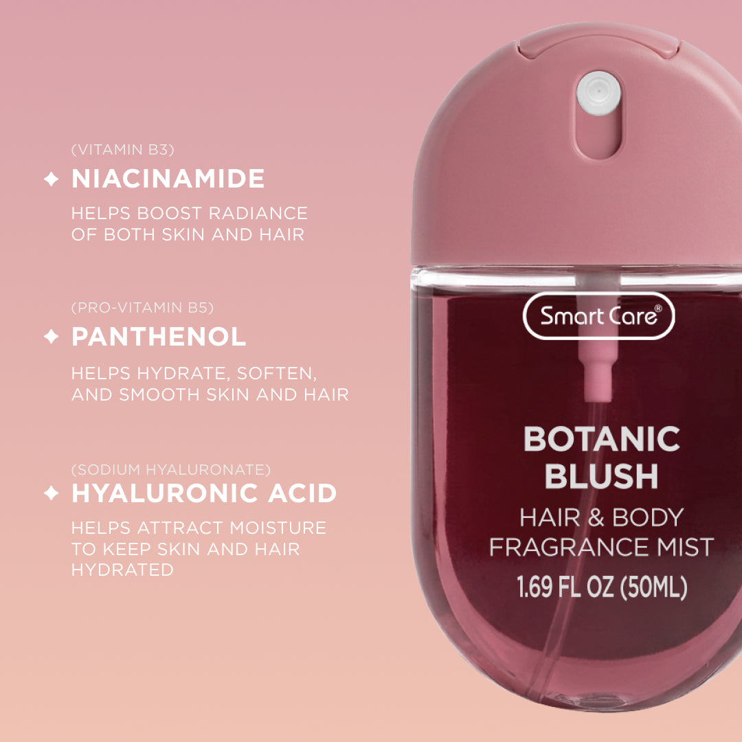 Botanic Blush Luxury Hair and Body Mist, 1.69oz
