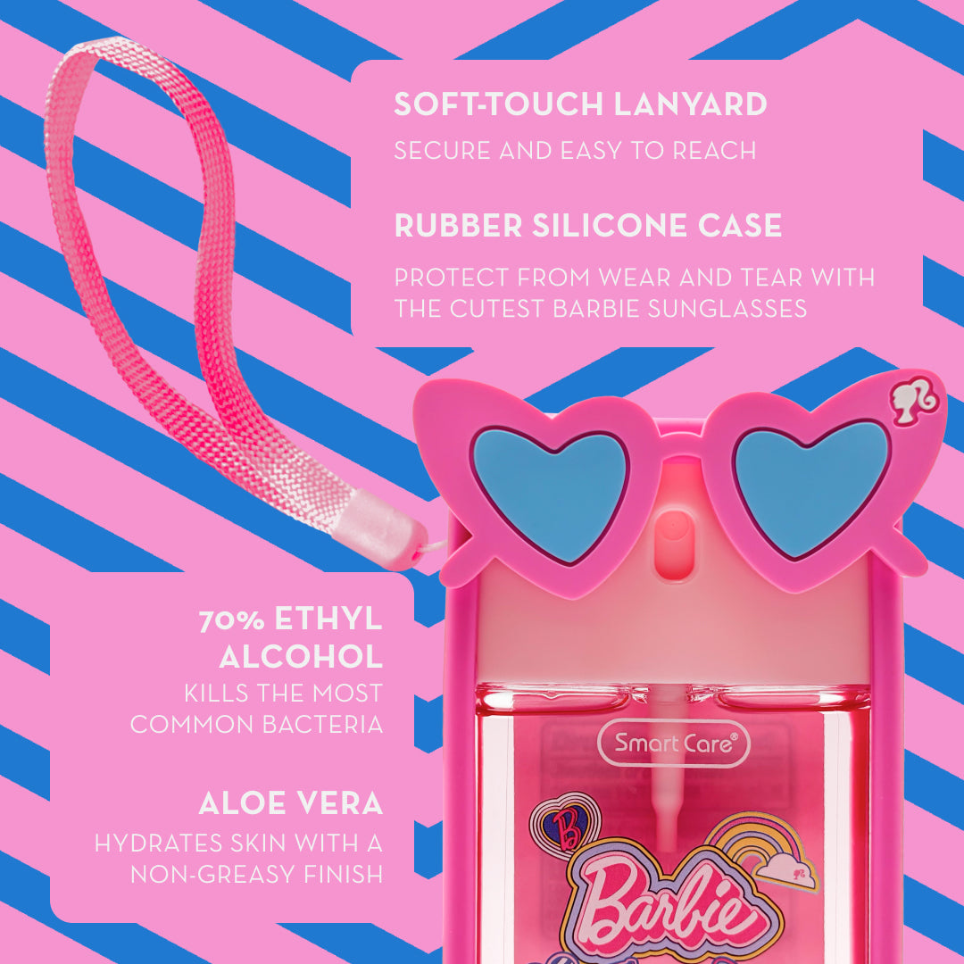 Barbie Glasses Hand Sanitizer Spray with Case