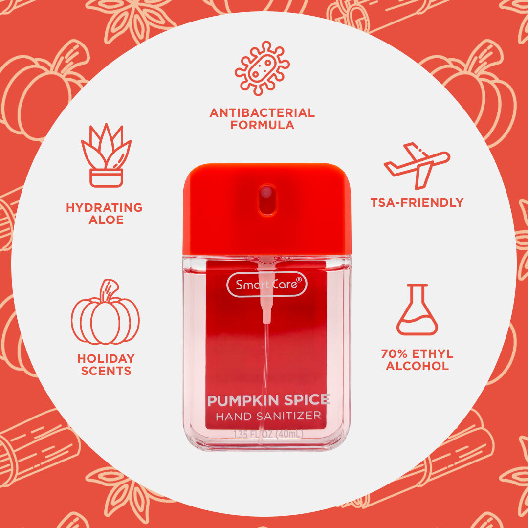 Hand Sanitizer Spray, Pumpkin Spice – Smart Care