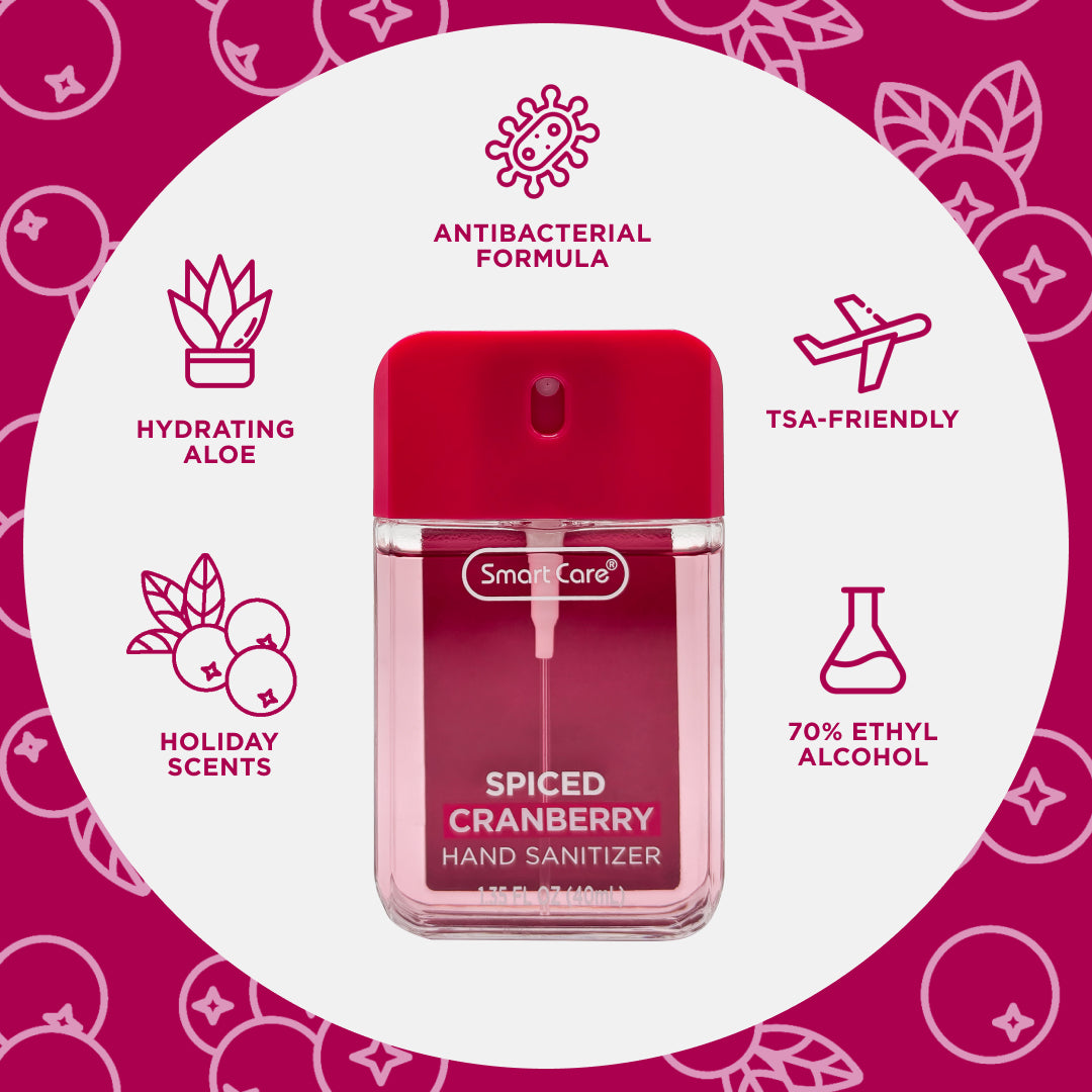 Hand Sanitizer Spray, Spiced Cranberry