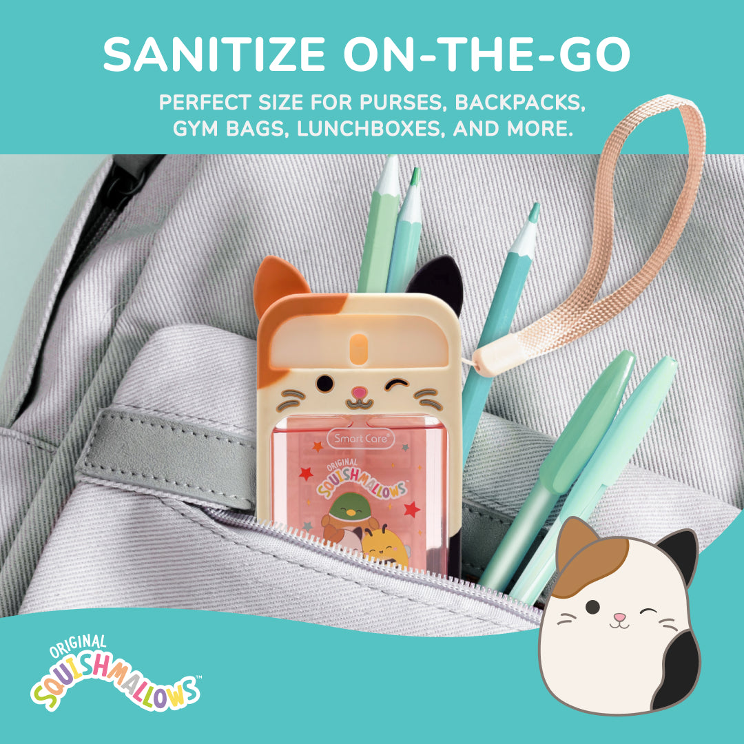 Squishmallows Cam Hand Sanitizer Spray with Case
