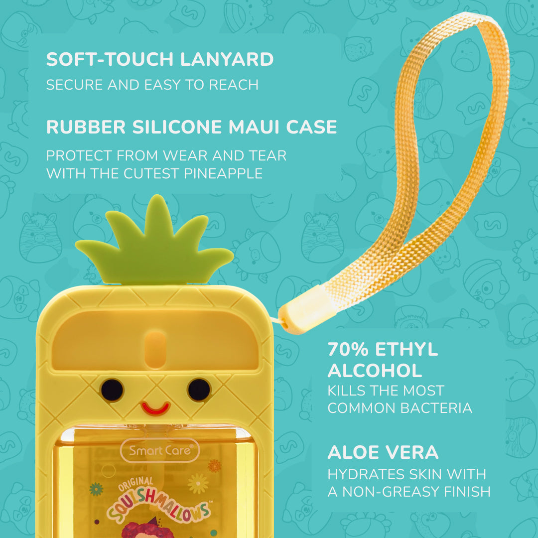 Squishmallows Maui Hand Sanitizer Spray with Case