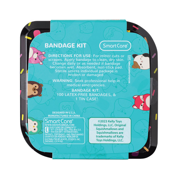 Squishmallows Latex-Free Bandages, 100CT