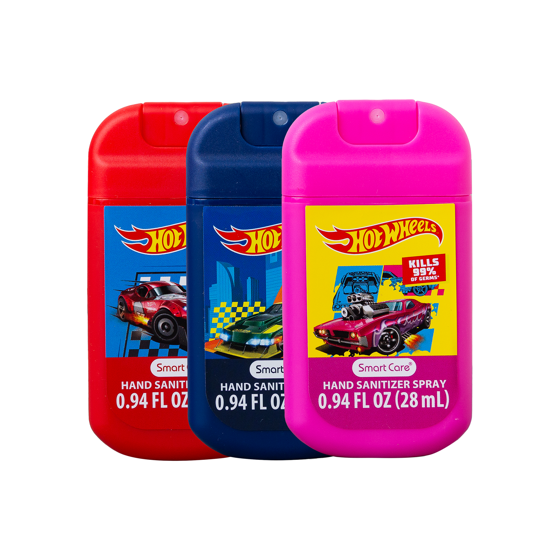 Smart Care Hot Wheels Hand Sanitizer Spray for Children, 3 Pack