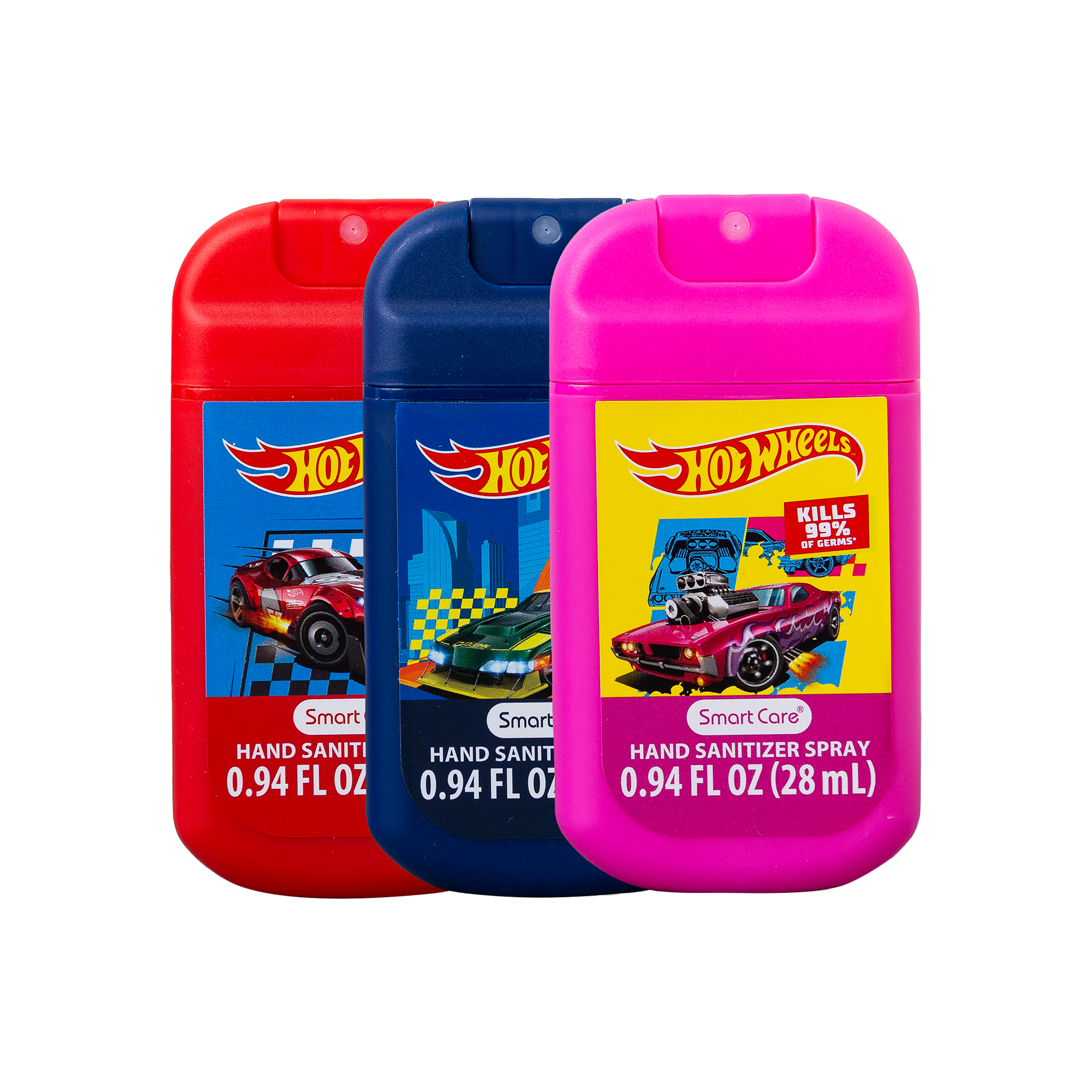 Hot Wheels Hand Sanitizer Spray, 3 Pack