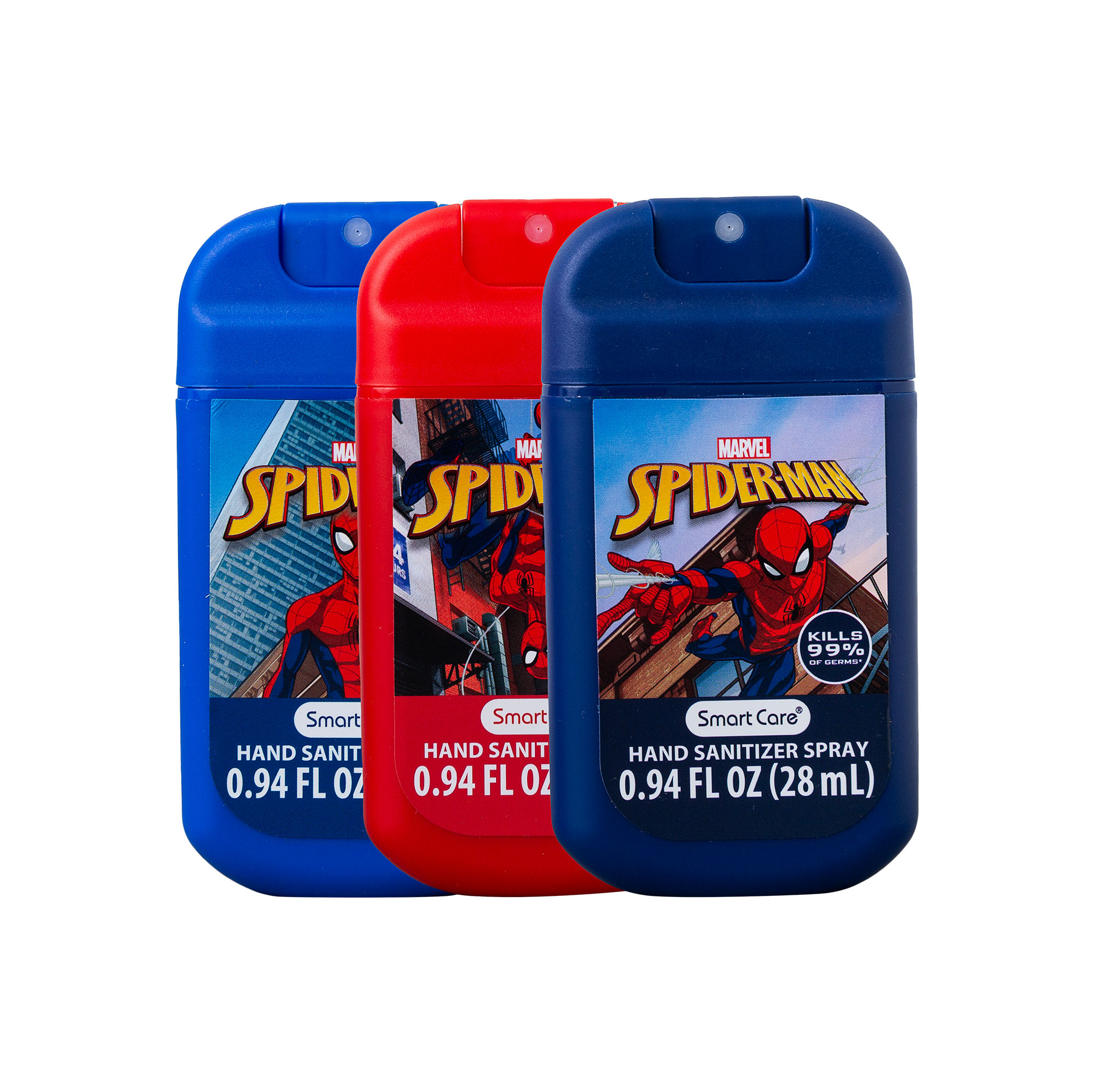 Spider-Man Hand Sanitizer Spray, 3 Pack