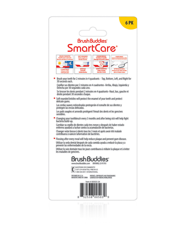 Smart Care Adult Toothbrush 6 Pack - Smart Care