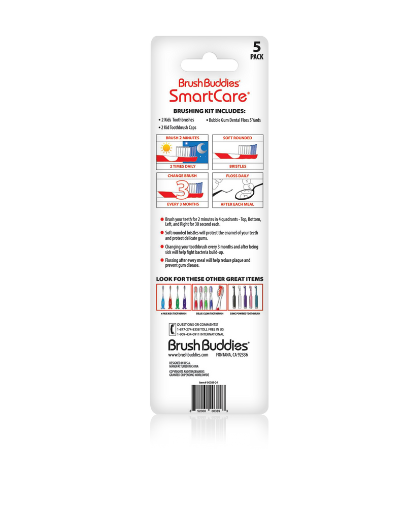 Smart Care Kids Brushing Kit 2 Pack - Smart Care