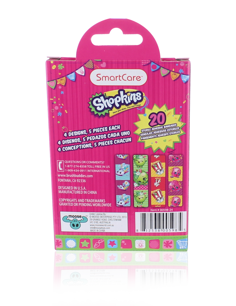 Smart Care Shopkins Bandage 20 Count - Smart Care