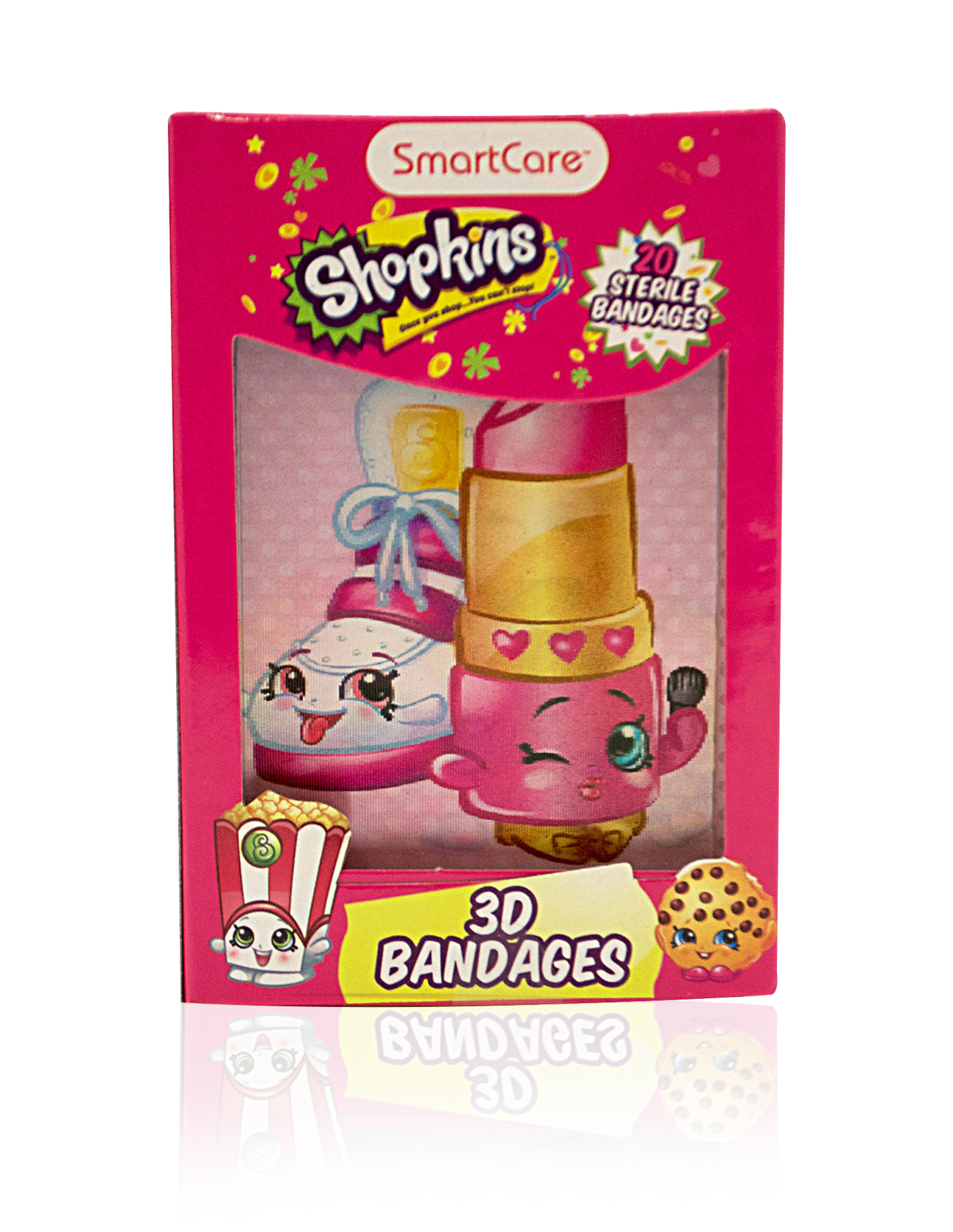 Smart Care Shopkins Character Bandages 20 Count - Smart Care