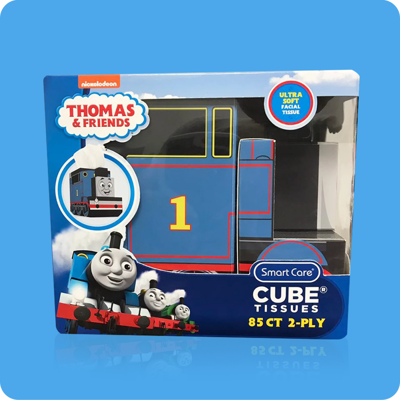 Thomas & Friends Cube Tissue Box - Case Pack 24 - Smart Care