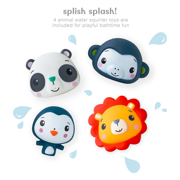 Fisher-Price 6-Piece Animal Baby Bath Gift Set