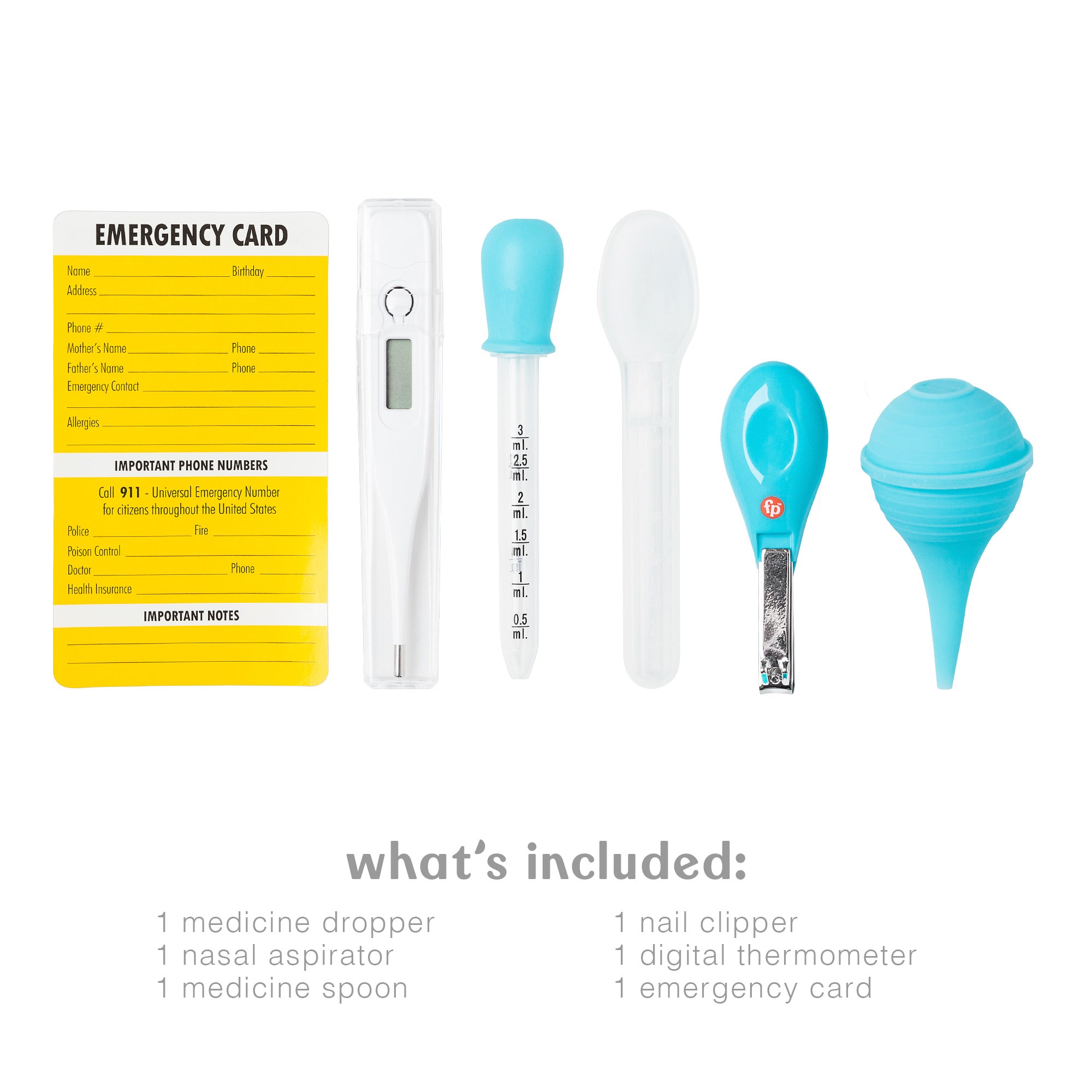 Fisher-Price 6-Piece Baby Healthcare Kit