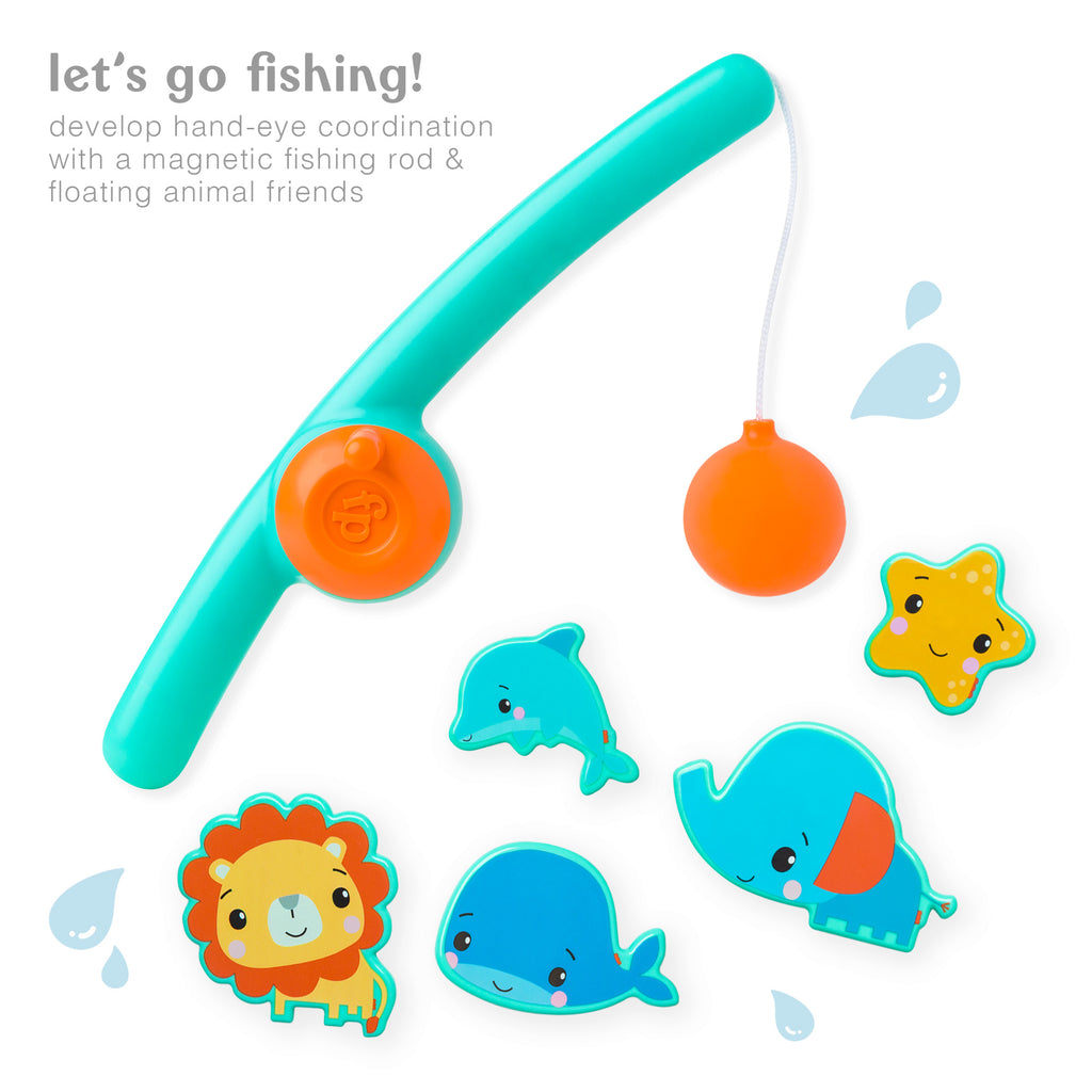 Smart Care Fisher-Price Magnetic Fishing Rod Bath Set for Babies