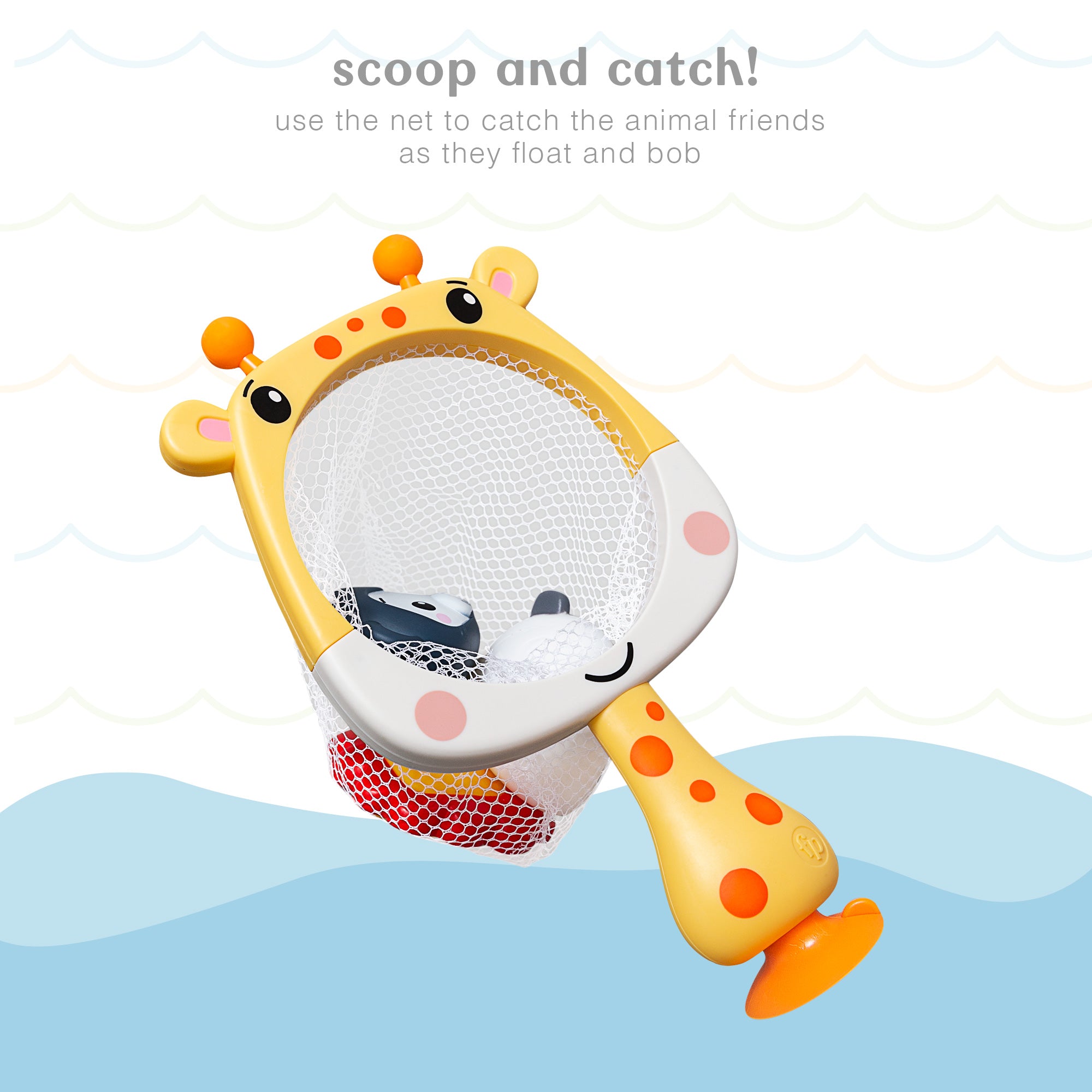 Fisher-Price Bath Fishing Net & Squirter Toys