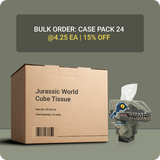 Jurassic World Cube Tissue Box - Case Pack 24 - Smart Care