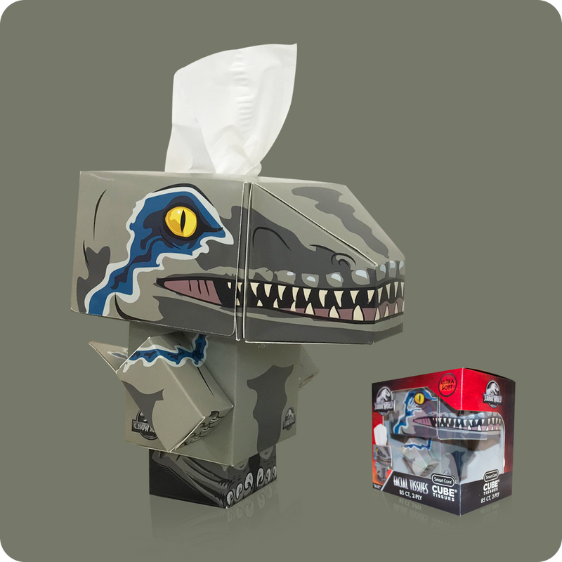 Jurassic World Cube Tissue Box - Smart Care