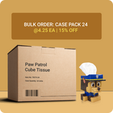Paw Patrol Cube Tissue Box - Case Pack 24