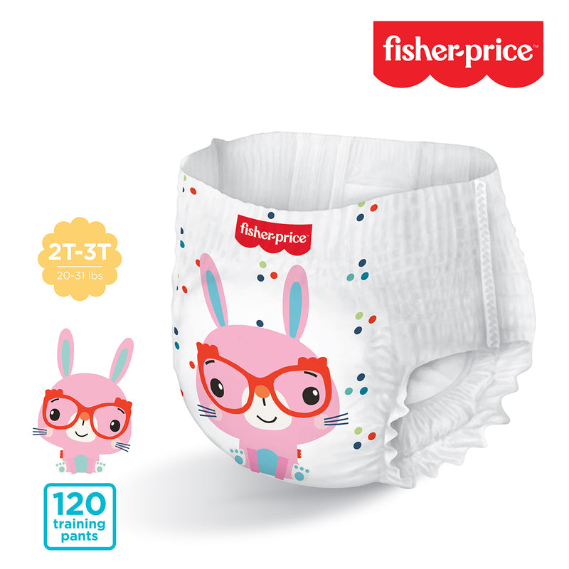 Fisher-Price Training Pants | 2T3T Girl - 120 Counts