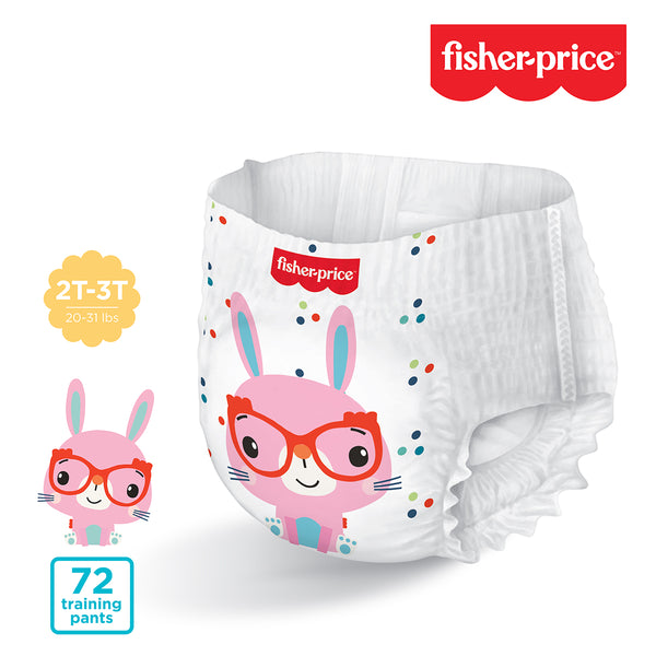 Fisher-Price Training Pants | 2T3T Girl - 72 Counts