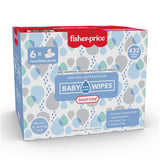 Fisher-Price 99% Water Baby Wipes - 6 Pack (432 Counts)